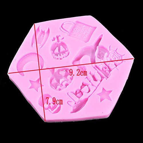 Generic Silicone Sugarcraft Fondant Cake Decorating Halloween Skull Mould Mold N3