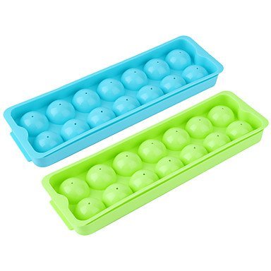 Y&XL&H (Random color)1pc 14 Lattices Whiskey Ice Ball Cube Maker Tray Sphere Mould Mold Party Brick Round Bar... N4