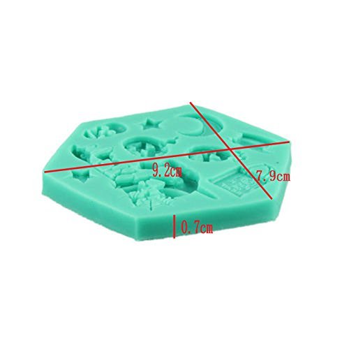 Generic Silicone Sugarcraft Fondant Cake Decorating Halloween Skull Mould Mold N5
