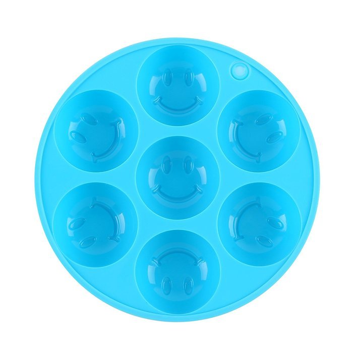 Pparty 7cavity Silicone Chocolate Cake Mold Tray for Candy Fondant Pudding Jelly Gummy -Kids Household for Holiday... N4