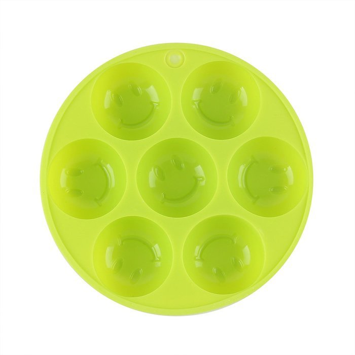 Pparty 7cavity Silicone Chocolate Cake Mold Tray for Candy Fondant Pudding Jelly Gummy -Kids Household for Holiday... N5