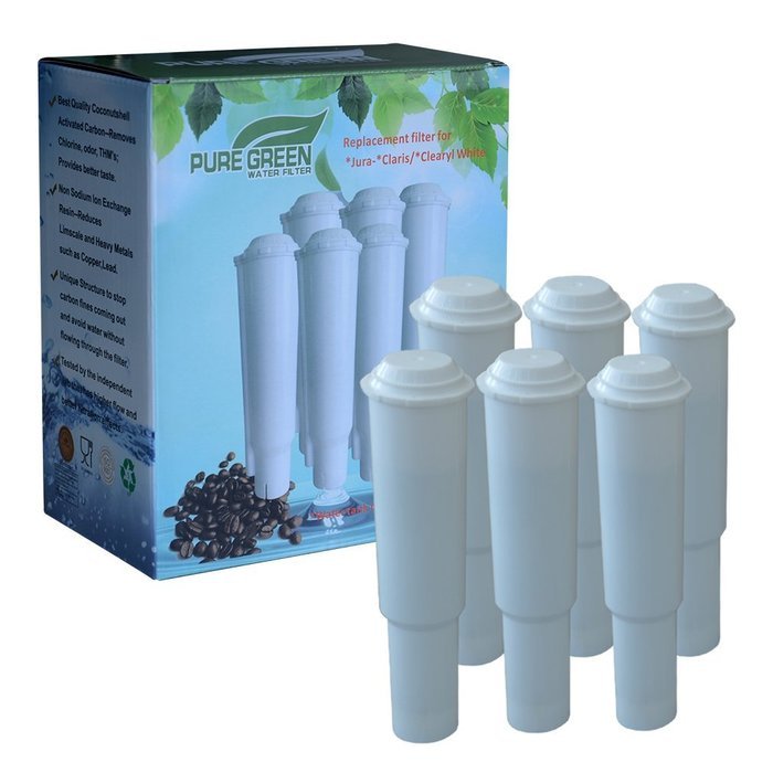 Jura Capresso Clearyl White Compatible Water Filters - Pack of 6