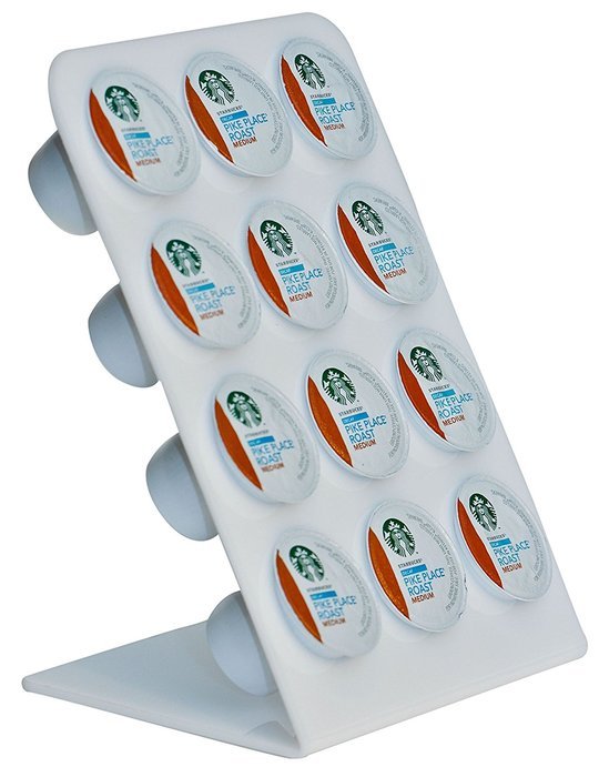 Coffee Pod (K-Cup) Countertop Stand in Acrylic (Black) by Nicom&reg; N3