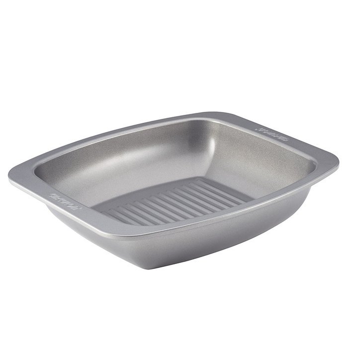 Circulon Nonstick Bakeware 16-1/2-Inch x 14-Inch Roaster with Self Rack, Gray N2