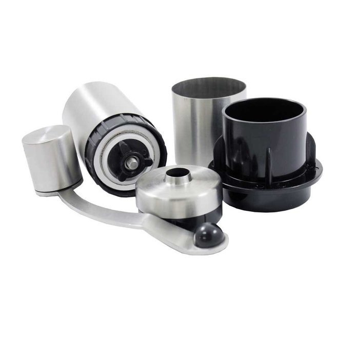 BrewGlobal Rhinoware Hand Coffee Grinder, Stainless Steel (RWHANDGRINDER) N5
