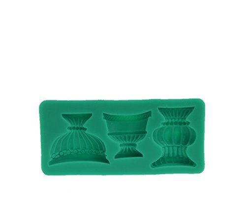 Anyana Wedding Vintage Fondant Silicone Mold Cake Decorating Pot Urn Chocolate Soap Wilton Mould Kitchen Accessories... N5