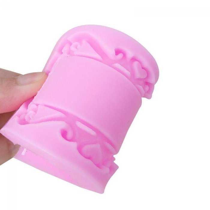 Genenic DIY Baking Silicone Fondant Mould Cake Mirror Frame Mold N2