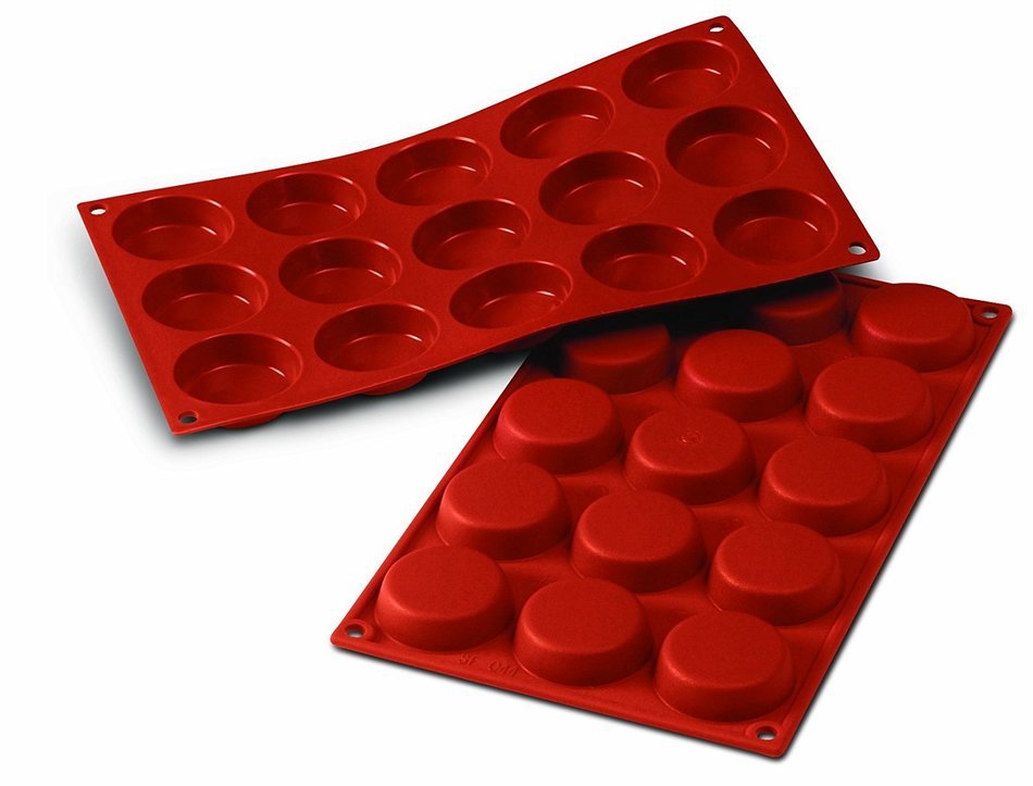 Silikomart SF045/C Silicone Classic Collection Mold Shapes, Circle, Medium