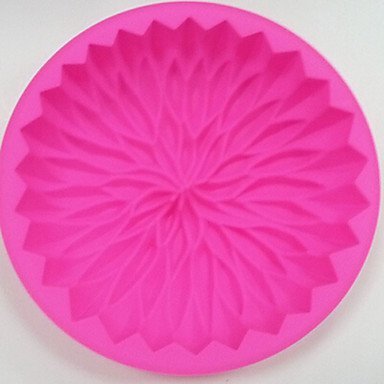 Sher DIY Silicone Flower Cake Mold Chocolate Mold Random Color N6