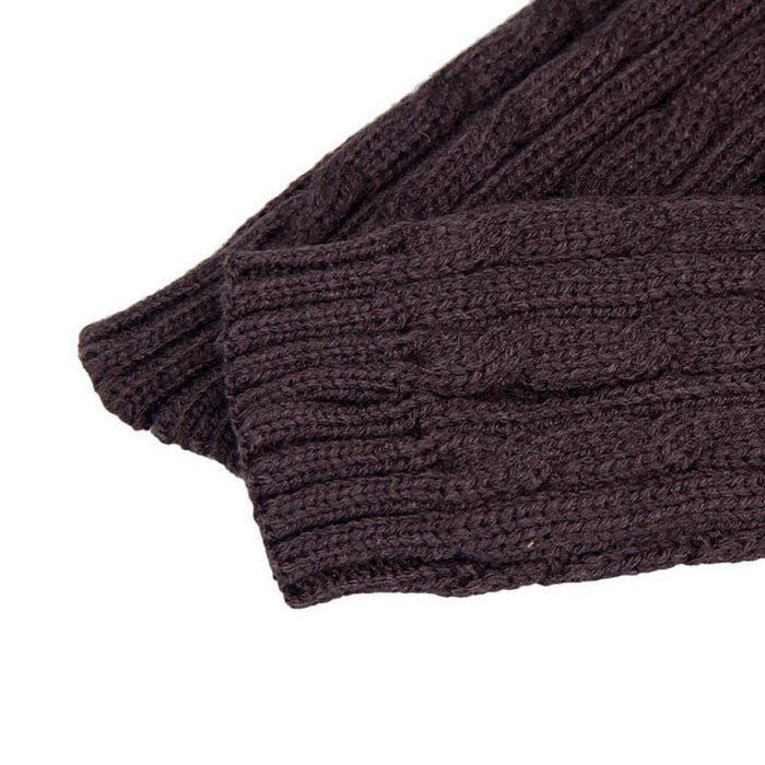 Long Fingerless Gloves,Morecome Winter Wrist Arm Hand Warmer Knitted Mitten (Black) N12