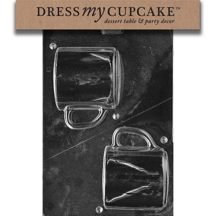Dress My Cupcake DMCD070 Chocolate Candy Mold, 3D Coffee Mug
