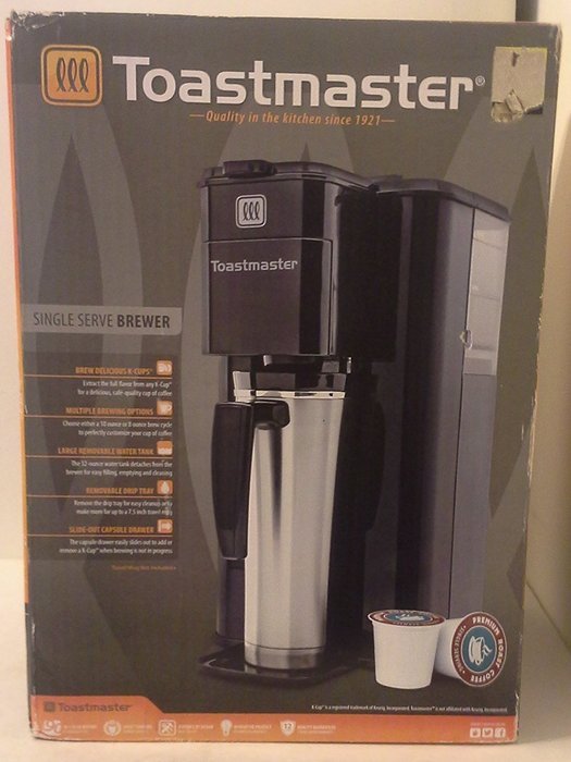 Toastmaster K-cup Single Serve Brewer Model Tm-100cm