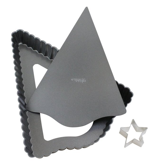 WILTON Holiday Traditions Tart Pan - Tree Shaped N2