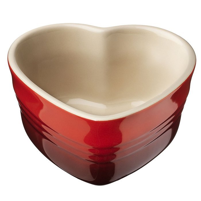 Le Creuset Cerise Heart Ramekin N2