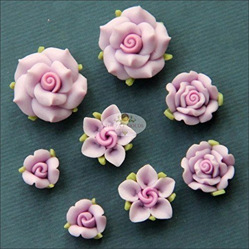 tiny flower set mold 4656 87 fondant cake molds chocolate soap candle moulds