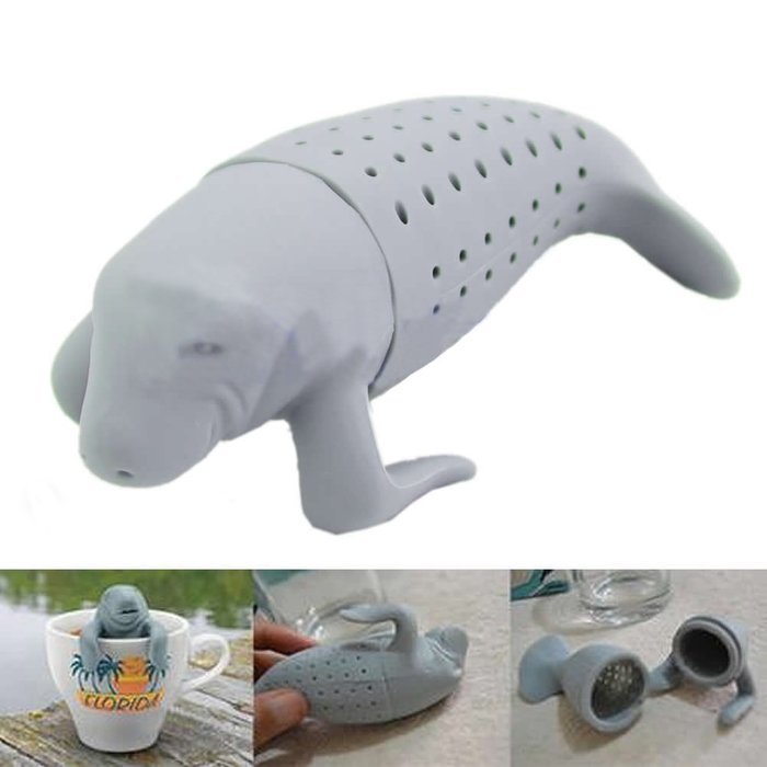 OmeGod&reg; Silicone Tea Strainer Herbal Spice Filter Infuser-Seal N10