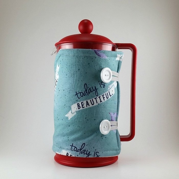 Inspired Message, French Press Cozy Cover, 8 cup N4