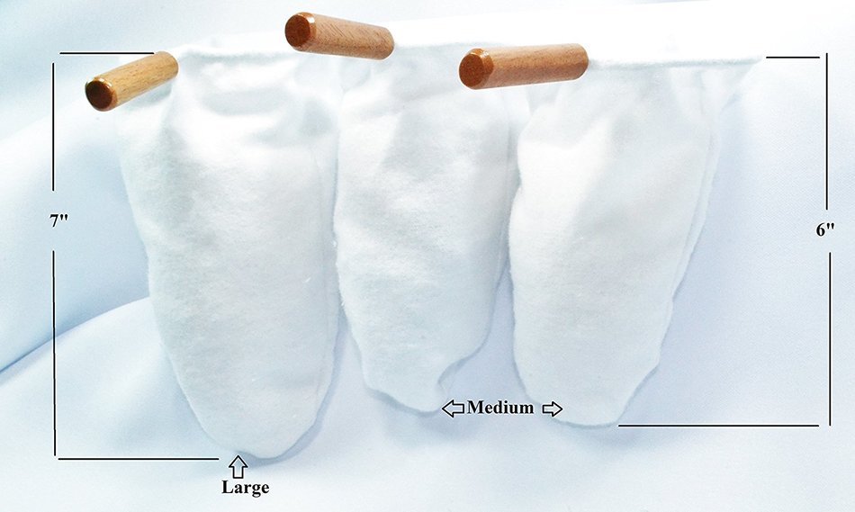 Ticoland Colador (Bolsa),Costa Rica Handmade Reusable Flannel Cloth Coffee Filter,Coffee Sock with Wooden Handle... N5
