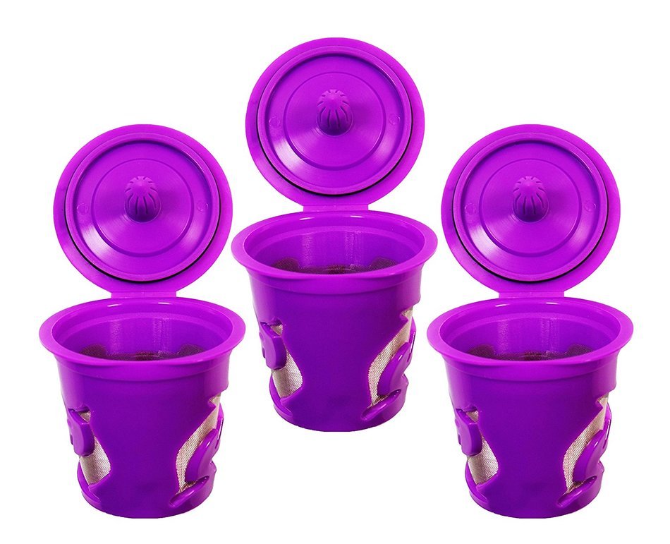 Novo Cafe 3 Pack of Premium Reusable K-Cup Coffee Filter for Keurig 2.0