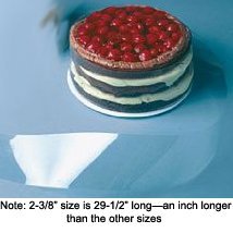 Clear Acetate Cake Collar, Pack of 200 - 3-1/2" x 28-1/2" N2