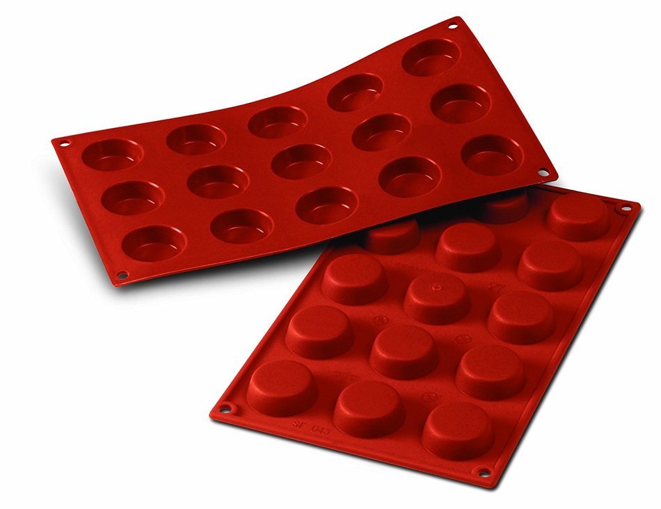 Silikomart SF045/C Silicone Classic Collection Mold Shapes, Circle, Medium N2