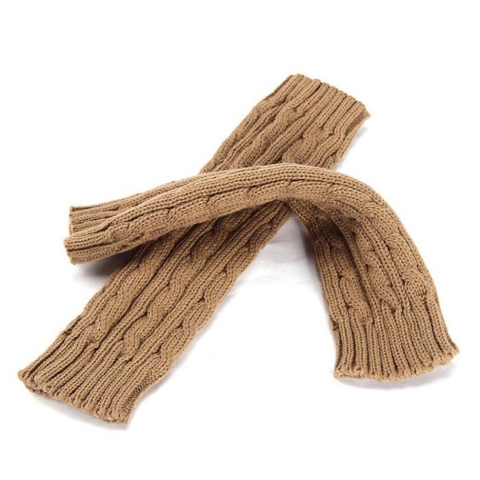 Long Fingerless Gloves,Morecome Winter Wrist Arm Hand Warmer Knitted Mitten (Black) N21