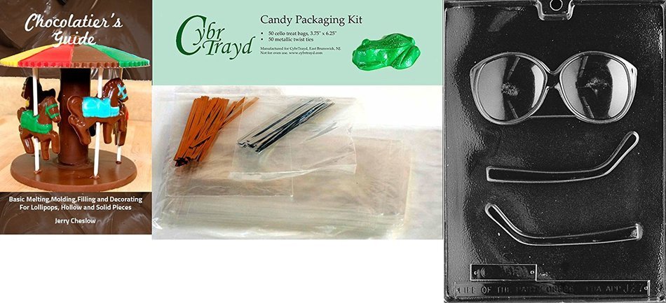 Cybrtrayd J027 Glasses Jobs Chocolate Candy Mold N6