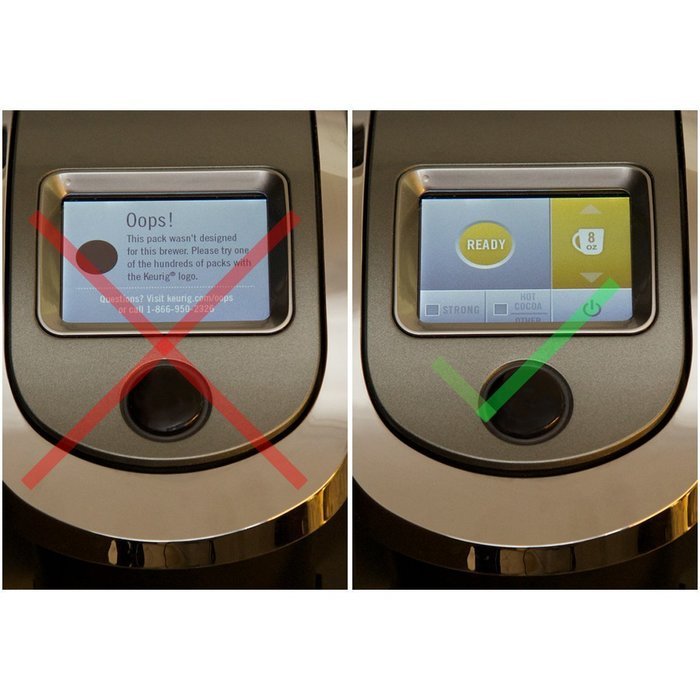 Brewooze 3x Smart Refillable cups - Compatible with Keurig Brewers 2.0 | K300,K350,K400,K450,K500,K550 Series... N2