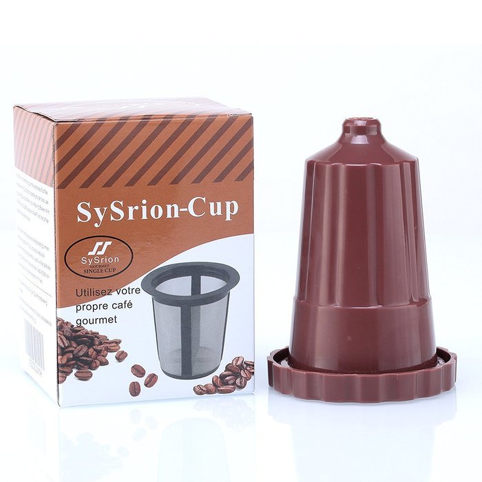UPGRADED SySrion-Cup Reusable Coffee Filter For the Keurig Home Brewers (1, Mocha) N4