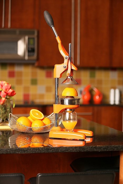 Cilio Commercial Grade Citrus Press, Silver N13