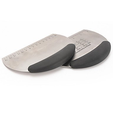 Y&XL&H Semicircle Stainless Steel Dough Pastry Cutter Chopper (Random Color) N4