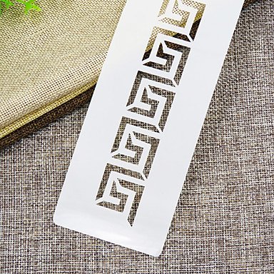 Y&XL&H Greek Key Cake Stencil, Cake Side Stencil, Stencil for Cake Decorating, Wall Decorating Stencil N3