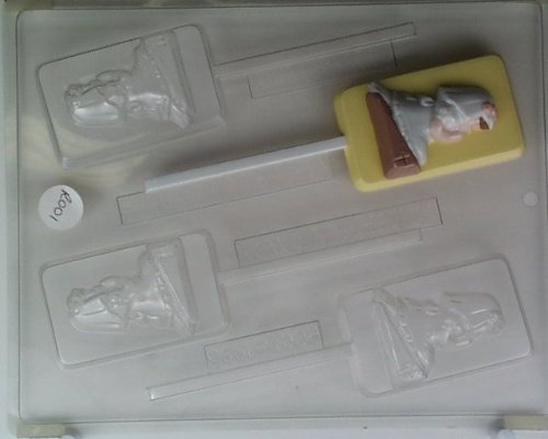 First Communion-little girl kneeling in prayer R001 Religious Chocolate Candy Mold
