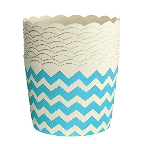 New 50pcs Muffin Cupcake Baking Cup Paper Liner Craft Party Wedding Birthday (Blue) N4