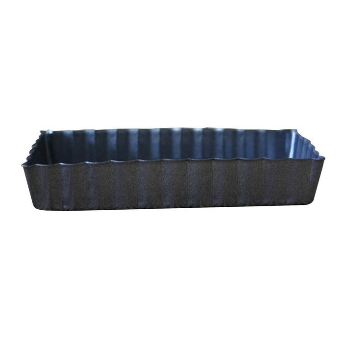 Befamous Non-Stick Rectangular Tart with Loose Removable Bottom 11.5x6x2cm N7