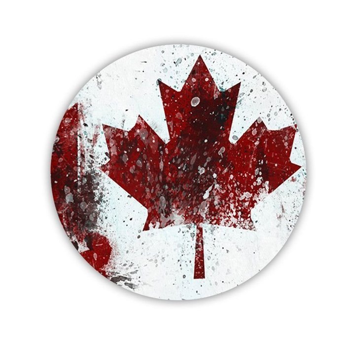 Generic Coaster Fashion Mdf Material Have With Canadian Flag N2