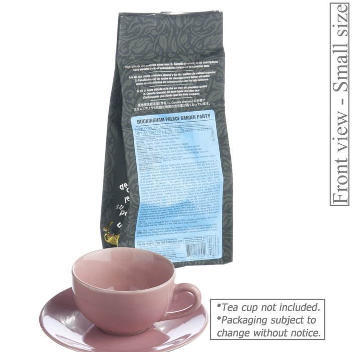 Metropolitan Tea 50 Count Pyramid Shaped Teabags, Buckingham Palace N2
