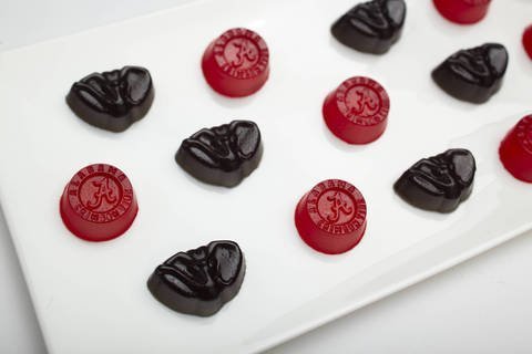 JELLO Jigglers University of Alabama Strawberry Mold Kit, 6 Pc (Pack of 4) N2