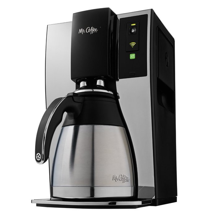 Mr. Coffee Smart Wifi-Enabled WeMo 10-Cup Optimal Brew Coffeemaker, BVMC-PSTX91WE N3