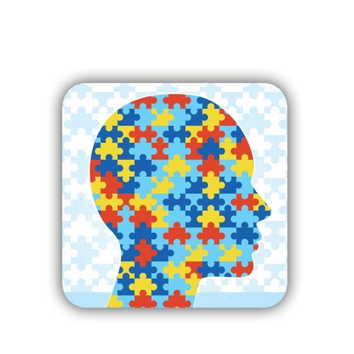 Generic Printing Autism Cup Coaster Mdf Material Differently N10