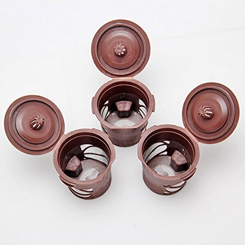 Filter Pod K-cup Coffee Tea Stainless Steel Mesh 3pcs Reusable Single Cup N2