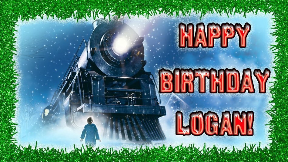 Polar Express 1/4 Sheet Edible Photo