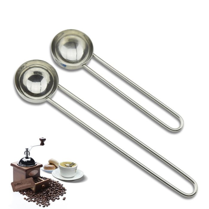 Freshlove Kitchen Craft Stainless Steel Coffee Measuring Scoop 2 Pack (10g & 7g)