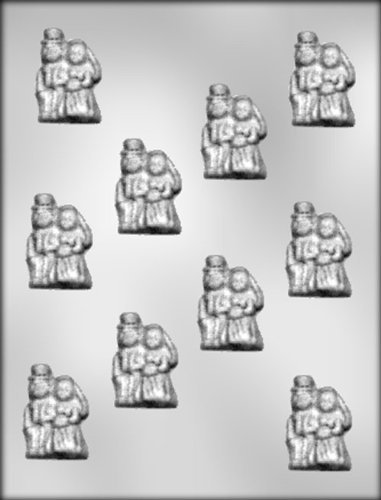 CK Products 1-3/4-Inch Bride & Groom Chocolate Mold