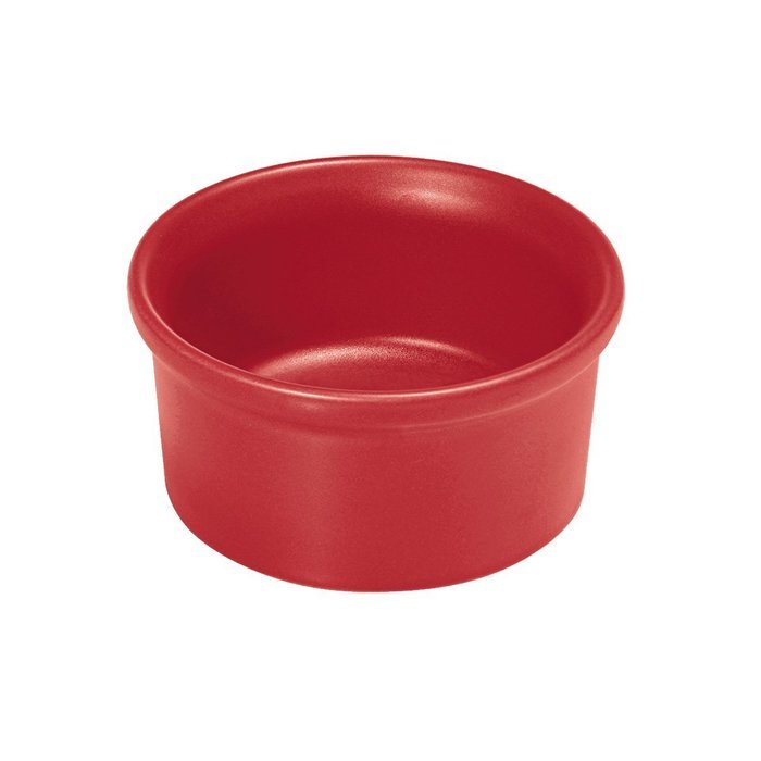French Home Set of 4 3.5-inch Red Ramekin N2