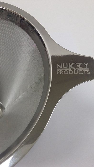 Nuk3y&reg; PREMIUM Stainless Steel Coffee Dripper | Reuseable Coffee Filter with Cup Stand - 2 Cup N7