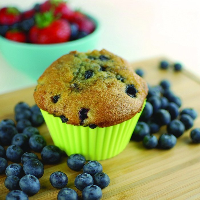 Casabella Boxed Muffin Cup, Large, Multicolor, Set of 6 N3