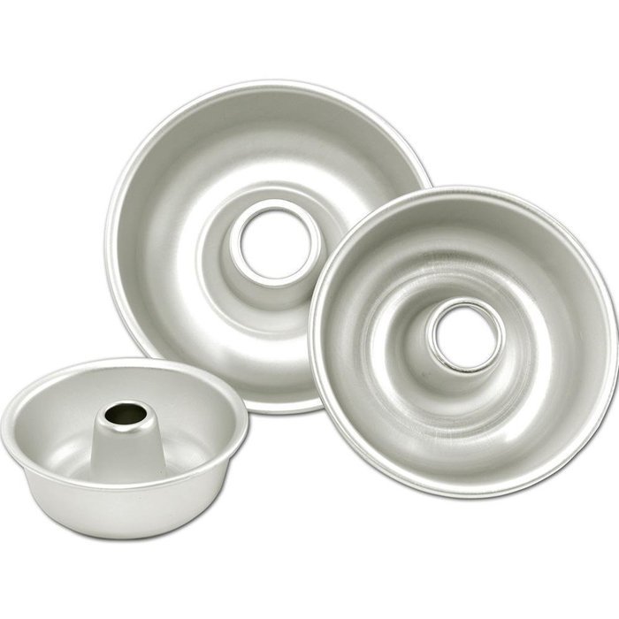 Fat Daddio's Ring Mold Pan, Silver - 10 Inches by 3.5 Inches N5