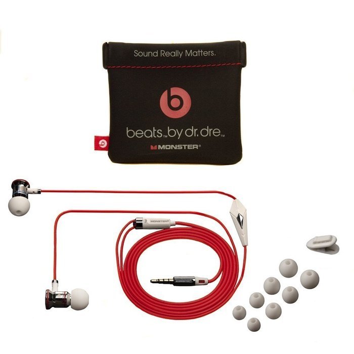 Beats By Dr. Dre Monster iBeats In-Ear Earphones, White N4