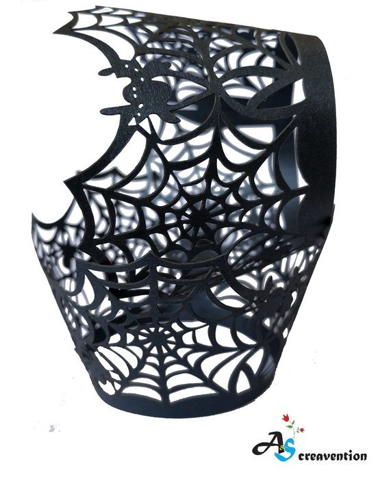 A&S Creavention Vine Cupcake Holders Filigree Vine Designed Decor Wrapper Wraps Cupcake Muffin Paper Holders -... N13
